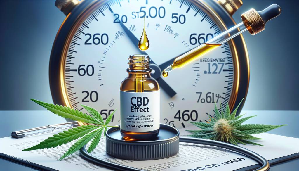 est-ce que le CBD agit rapidement selon les études ?